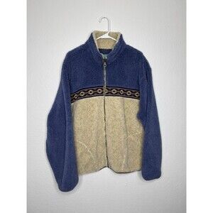 VTG Canyon Guide Outfitters Women’s Sz 8 Santa Fe Full Zip Fleece Jacket USA